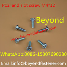 Pozi and Slot Bolts Screw